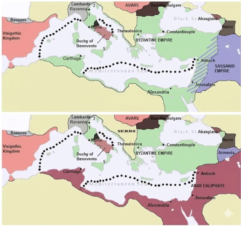 Italy image Byzantine Map Image